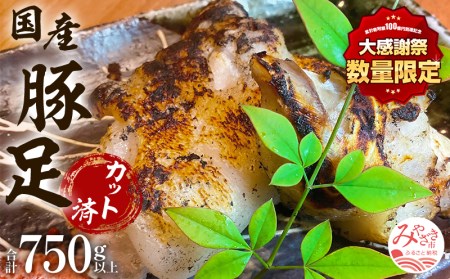 豚足（約150ｇ～200ｇ）5パック 特製塩付き