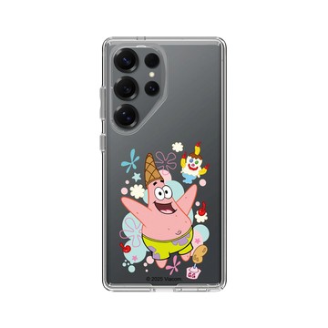 Galaxy S25 Ultra Clear 透明 - 海綿寶寶 SpongeBob - 派大星最愛冰淇淋