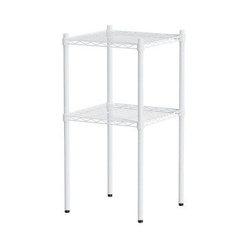 【dayneeds】輕型 45x45x90公分二層烤白波浪架