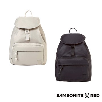 Samsonite RED 新秀麗 JUVIX 超輕尼龍簡約時尚輕量大容量翻蓋後背包/雙肩包/通勤包