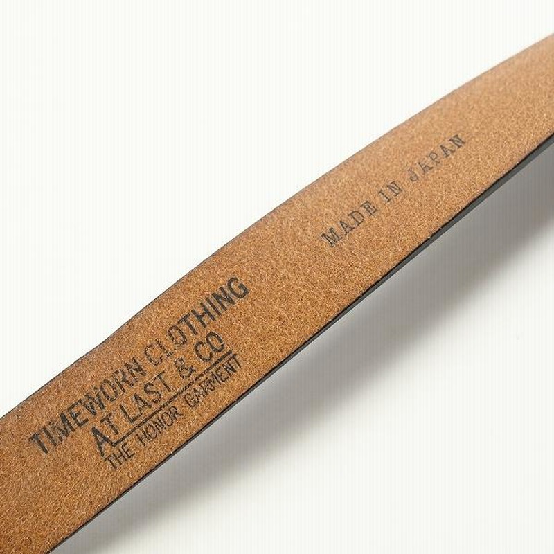 At Last ＆ Co/BUTCHER PRODUCTS INITIAL BELT PLANE ベルト 黒