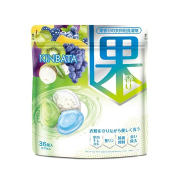 新品現貨【KINBATA】8倍速淨除螨香氛豆洗衣球  洗衣凝膠球-清新荔香(36粒入)