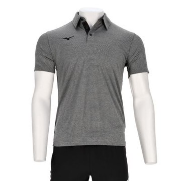 Mizuno 美津濃 男款 灰色 吸濕排汗  POLO衫 運動 休閒 短袖 32TAYA0281