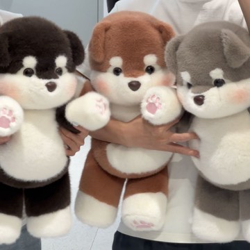 新品💗玩偶 原創高品質阿拉斯加犬十二生肖小狗狗毛絨玩具 玩偶公仔 娃娃