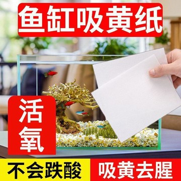 🔥臺灣出貨🔥魚缸吸色片去黃水污力丸淨水寶活性淨化水質清澈劑魚缸除黃水綠水