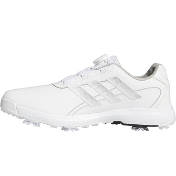 adidas 愛迪達 男款 TRAXION LITE MAX BOA 高爾夫球鞋 GZ3853  24.5cm  白色 + 黑色