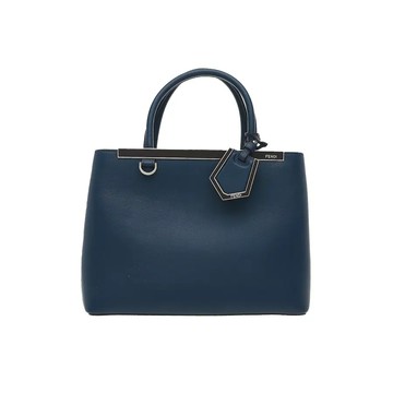 FENDI 2JOURS 深藍色手提包肩背包