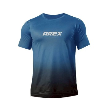 【AREX SPORT】城市路跑冰絲涼感漸層透氣運動速乾跑步運動上衣-廠商直送