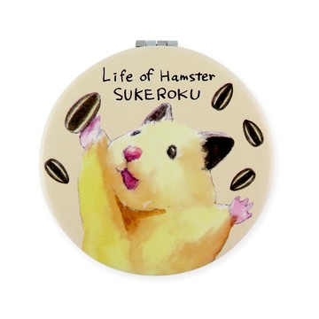 助六的日常系列皮革圓鏡_種子