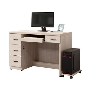 唯熙傢俱-寶加白雲橡4尺電腦桌