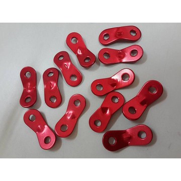 【雙孔風繩扣】鋁合金 雙孔營繩調節片 孔徑4.5mm 營繩用調節片 營繩擋片 風繩扣 雙孔調節片 8字調節片 適營繩