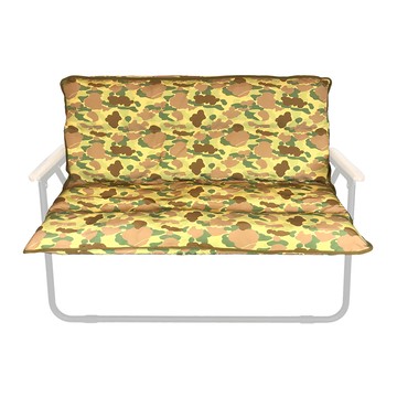 OWL CAMP PTC 雙人椅套 聚酯纖維格紋棉織布 防潑水  獵鴨迷彩  1個