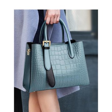 真皮手提包女2025新款專柜大容量媽媽女士包包時尚大氣單肩包女包