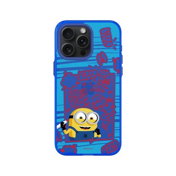 iPhone 15 Pro Max Clear 激光藍 - Minions - Minions - Bob draws