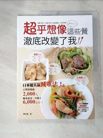 【書寶二手書T4／養生_R66】超乎想像！這些餐澈底改變了我：高纖美體 × 高鐵美膚 × 提神醒腦 × 高鈣降壓，60道營養師對症訂做的美味低卡套餐_廖欣儀