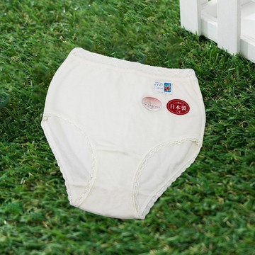 日本製 絲棉女內褲-白色-1件組