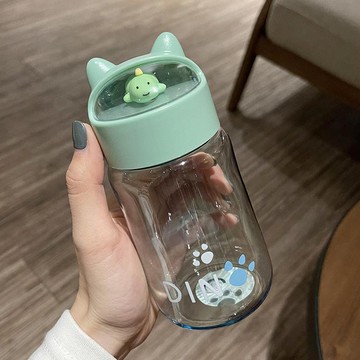 學生耐高溫透明塑料杯子女可愛少女心迷你水杯小巧便攜防摔隨手杯