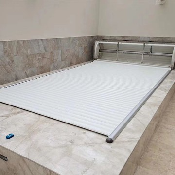 公司貨 快速出貨 可站人戶外電動泳池保溫膜蓋防落葉全自動蓋板按摩池恒溫防跌落LL0660