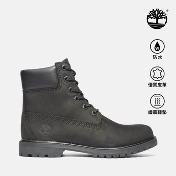 Timberland 女款黑色Timberland® Premium防水6吋靴|8658A001