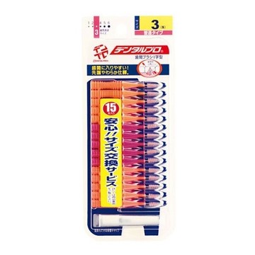 日本JACKS齒間刷15入3號-(S)