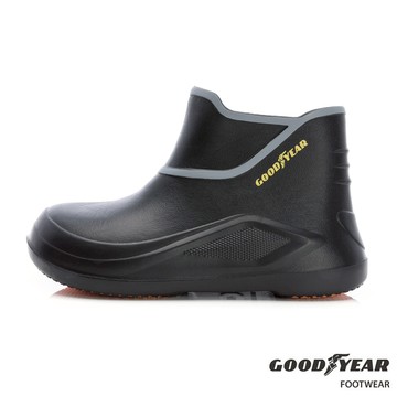 【GOODYEAR】男款護趾防水鞋-黑