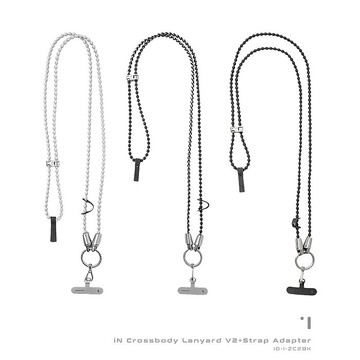 INCODER iN Crossbody Lanyard Vol.2 手機掛繩黑+灰