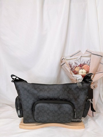 美國代購????台灣現貨 Coach 男款大郵差包/流浪包