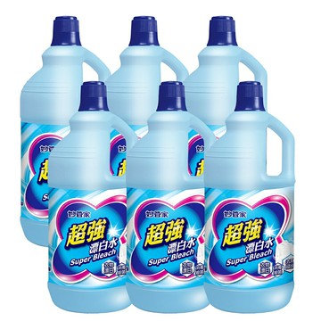 【妙管家】超強漂白水2000g(6入)【全館免運】