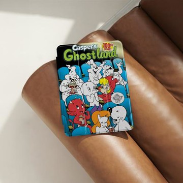幽靈電影院小眾復古美式卡通動漫適用于蘋果2025款iPadPro12.9/11三折保護殼air6/air7/mini7亞克力Y折平板殼