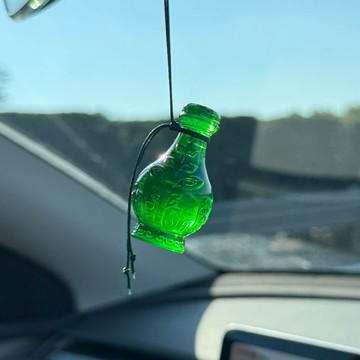 🌞包包優選寶藏品🌟🌟凡人修仙傳小綠瓶掌天瓶周邊韓立手辦“念頭通達”後視鏡包包掛件🌞