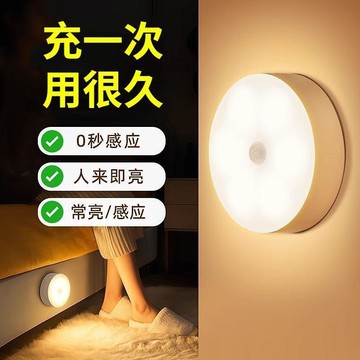 🔥臺灣出貨🔥马新品小夜灯LED自动厕所楼道宿舍家用专用人体智能感应灯走廊
