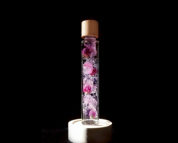 【聖誕禮物】浮游花小夜燈-紫羅蘭/客製化聖誕禮物純手工台灣製