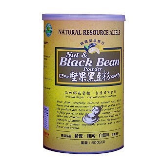 綠源寶  堅果黑豆粉500公克/罐