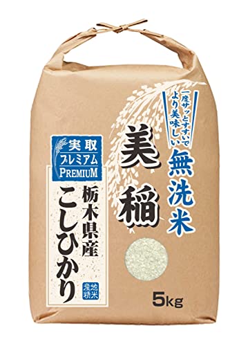 こしひかり 無洗米 美稲 栃木県産 コシヒカリ 令和4年産