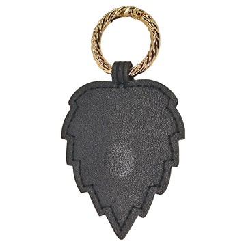 包包磁吸收納夾 (楓葉型) PU皮革+磁鐵 10x6cm  黑色  1個