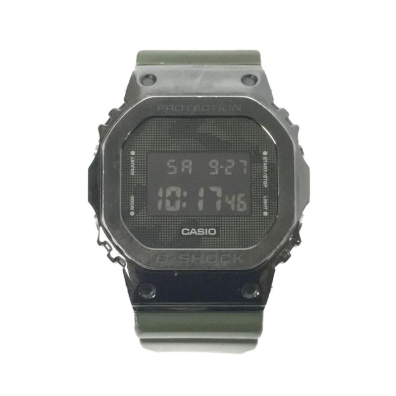 CASIO◇クォーツ腕時計・G-SHOCK/デジタル/BLK/KHK | LINEショッピング