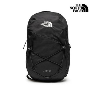 【The North Face 官方旗艦】 北面男女款黑色戶外休閒後背包｜3VXF4H0