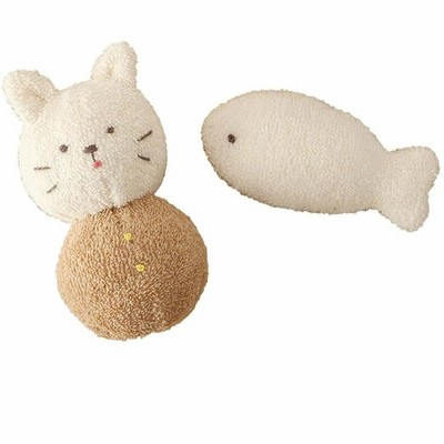 ハマナカ 子ねこのがらがらとおさかなのにぎにぎ H434-539