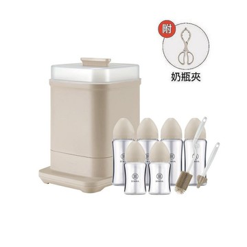 小獅王辛巴 極致洗淨！質金寬口玻璃奶瓶消毒鍋組(杏茶)-新生專用特價5205元(有聊聊優惠價)