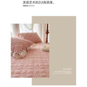 韓版公主風夾棉床裙單件蕾絲花邊床單遮丑防滑床圍裙罩套三四件套