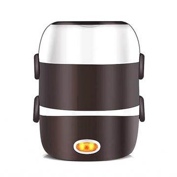 YIWENG 三層電熱飯盒不銹鋼加熱飯上班族插電保溫