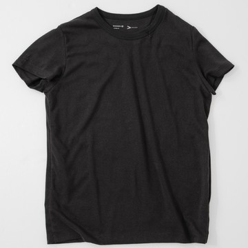 Projext & Co. Papier Tee Black 和紙素T 黑色 - 黑色-女S