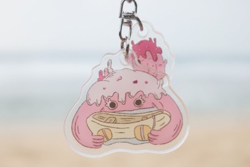 小琉球原創壓克力鑰匙圈9