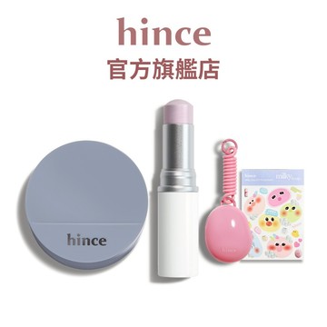 【hince】柔霧透亮組 (柔霧氣墊+高光棒) | 透亮、柔霧、服貼 | 官方旗艦店