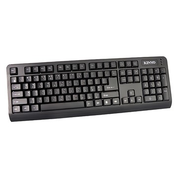 Kinyo USB 有線 大注音鍵盤 450 x 21 x 152mm 480g  KB-38U  黑色