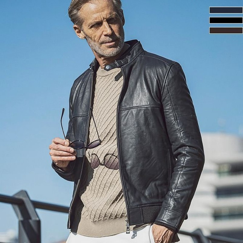 Akm Contemporary エイケイエムコンテンポラリー シープレザーブルゾン メンズ 革ジャン ジャケット アウター かっこいい おしゃれ ブランド 通販 Lineポイント最大0 5 Get Lineショッピング