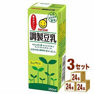 マルサン 調整豆乳パック 200ml×72本