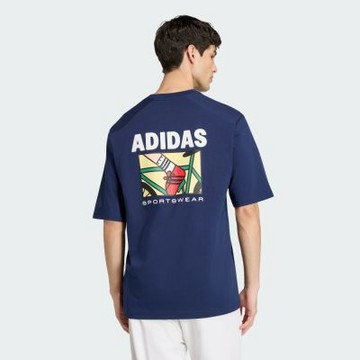 【adidas 愛迪達】 短袖上衣 T恤 男 KE4338