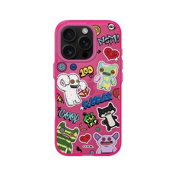 iPhone 16 Pro Clear 粉漾桃 - Fuggler 放克牙寶-常態系列 Regular series - 貼貼怪