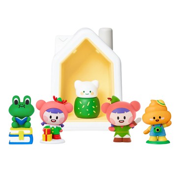 【韓國kokozi】智慧有聲故事屋 - 聖誕限定雙語故事組(聖誕小精靈+leonard+novelle+poopoo+Magic arti)